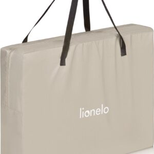 Lionelo ALICE bērnu ceļojumu gulta krāsa BEIGE OLIVE