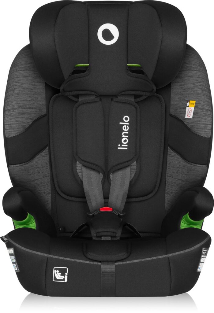 Lionelo Billy I-Size autokrēsliņš bērniem 76-150cm krāsa Black Grey