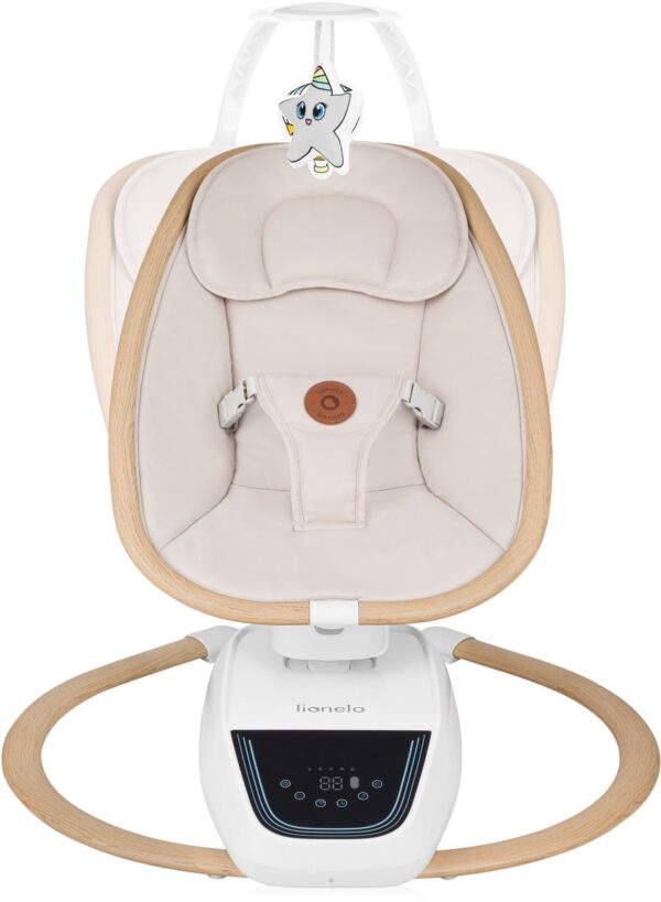 Autokreslini.lv | OLIVIA mazuļu šūpuļkrēsliņš krāsa BEIGE NATURAL bilde #35