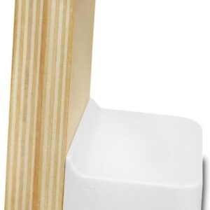 Lionelo FLORIS barošanas krēsliņš krāsa WHITE NATURAL