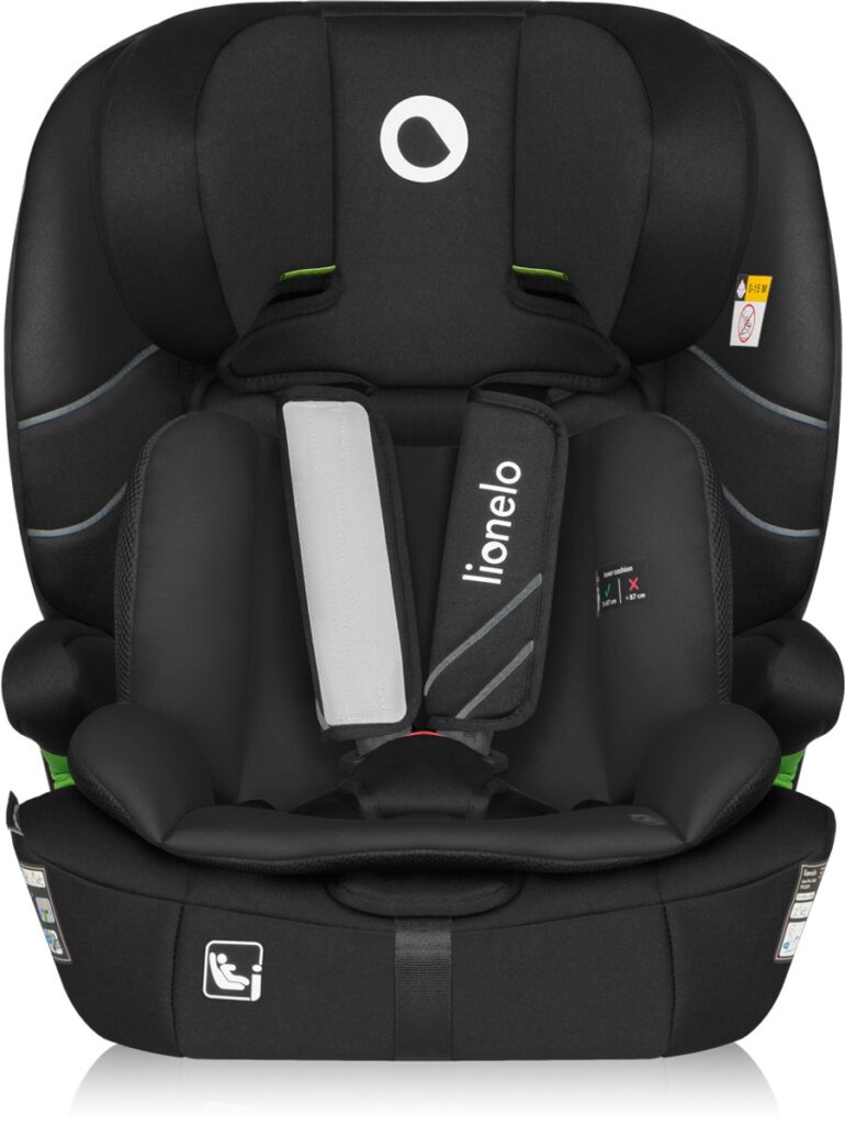 Lionelo Levi Fix I-Size autokrēsliņš 76-150cm krāsa Black Carbon