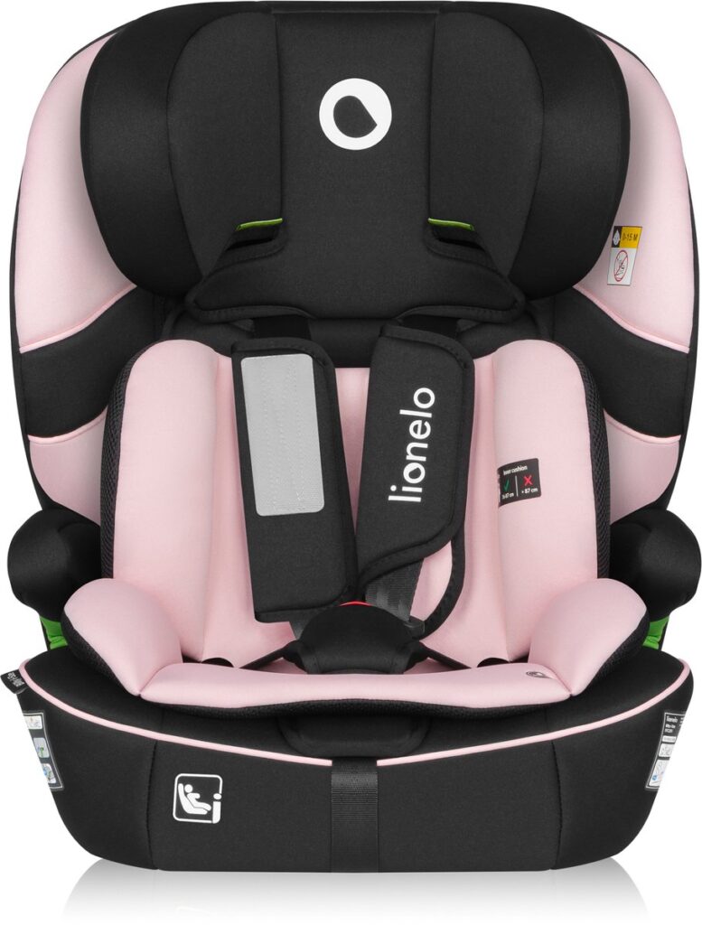 Lionelo Billy I-Size autokrēsliņš bērniem 76-150cm krāsa Pink Baby