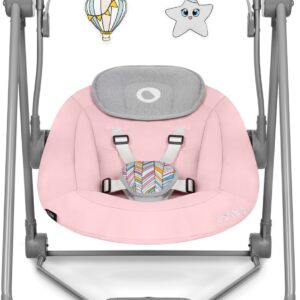 Lionelo OTTO mazuļu šūpuļkrēsliņš krāsa PINK BABY