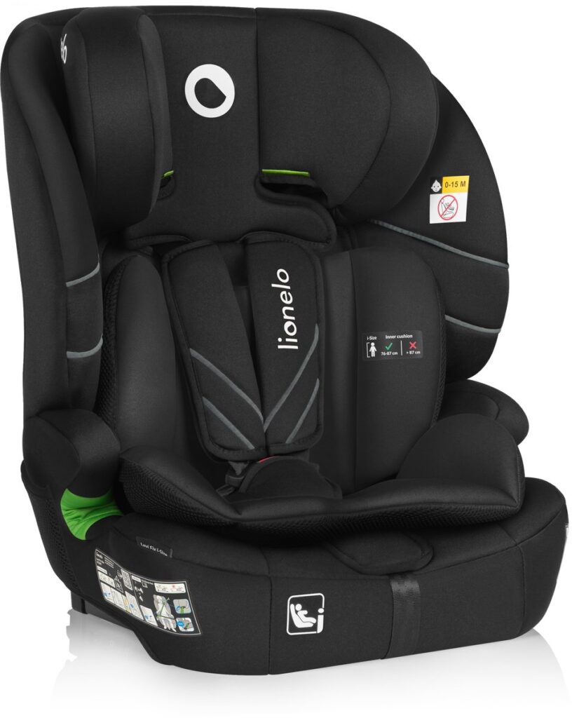 Lionelo Levi Fix I-Size autokrēsliņš 76-150cm krāsa Black Carbon