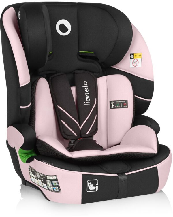 Autokreslini.lv | Levi Fix I-Size autokrēsliņš 76-150cm krāsa Pink Baby bilde #1