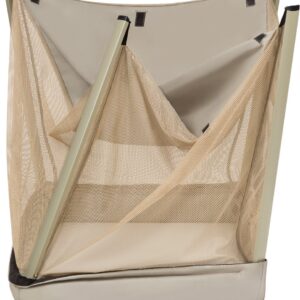 Lionelo ALICE bērnu ceļojumu gulta krāsa BEIGE OLIVE