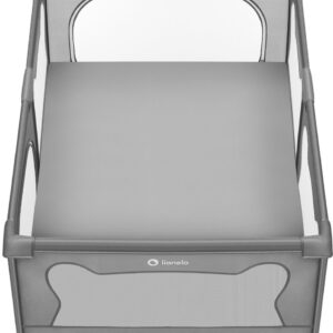 Lionelo WILLOW rotaļu manēža 187x127cm krāsa GREY CONCRETE