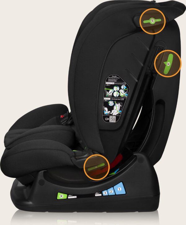 Autokreslini.lv | Izzy I-Size autokrēsliņš bērniem 40-150cm krāsa Black Carbon bilde #19