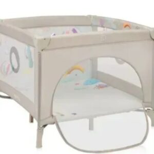 Lionelo MILLE PLUS rotaļu manēža bērniem krāsa GREY BEIGE