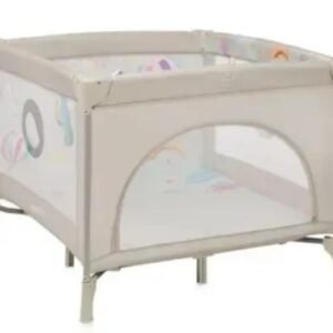 Lionelo MILLE PLUS rotaļu manēža bērniem krāsa GREY BEIGE