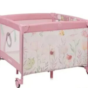 Lionelo MILLE PLUS rotaļu manēža bērniem krāsa PINK