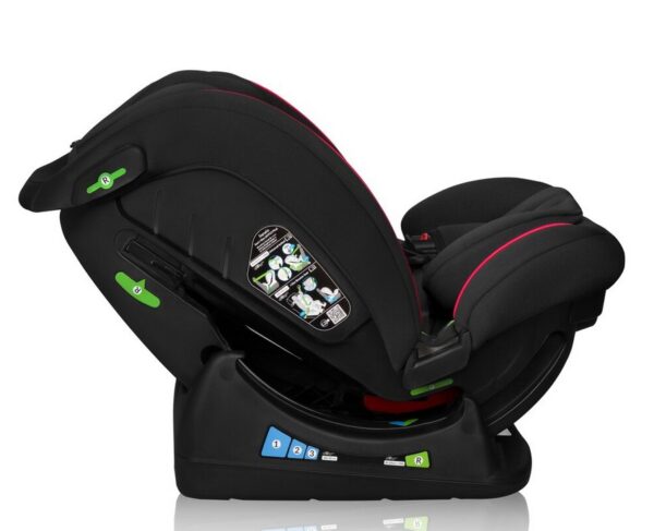 Autokreslini.lv | Aart I-Size autokrēsliņš bērniem 40-150cm krāsa Black Carbon Red bilde #3