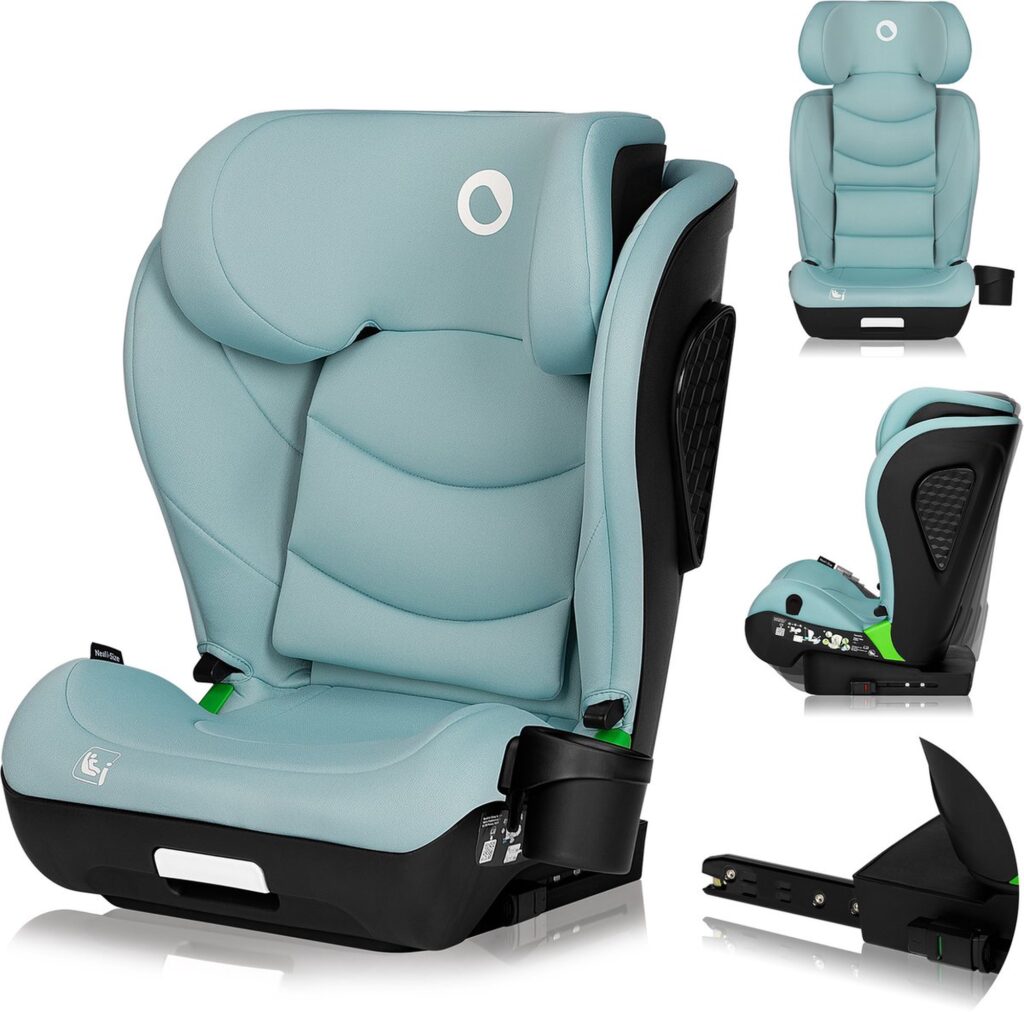 Lionelo NEAL I-Size autokrēsliņš bērniem 100-150cm krāsa Green Turquoise