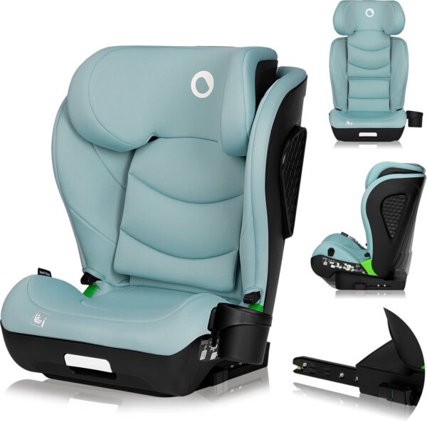 Autokreslini.lv | NEAL I-Size autokrēsliņš bērniem 100-150cm krāsa Green Turquoise bilde #11
