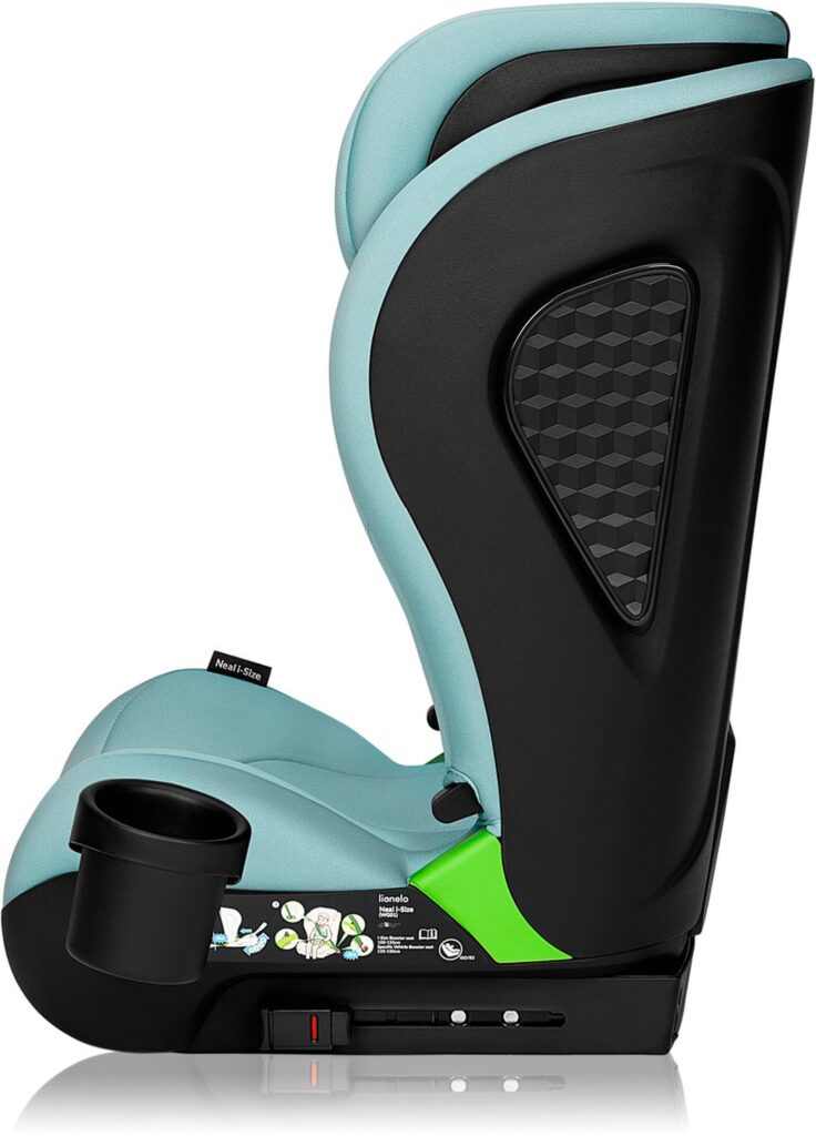 Lionelo NEAL I-Size autokrēsliņš bērniem 100-150cm krāsa Green Turquoise