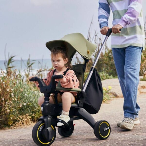 Autokreslini.lv | Liki Trike S3 stumjamais bērnu trīsritenis krāsa Slate Green/ Forest Grey bilde #25