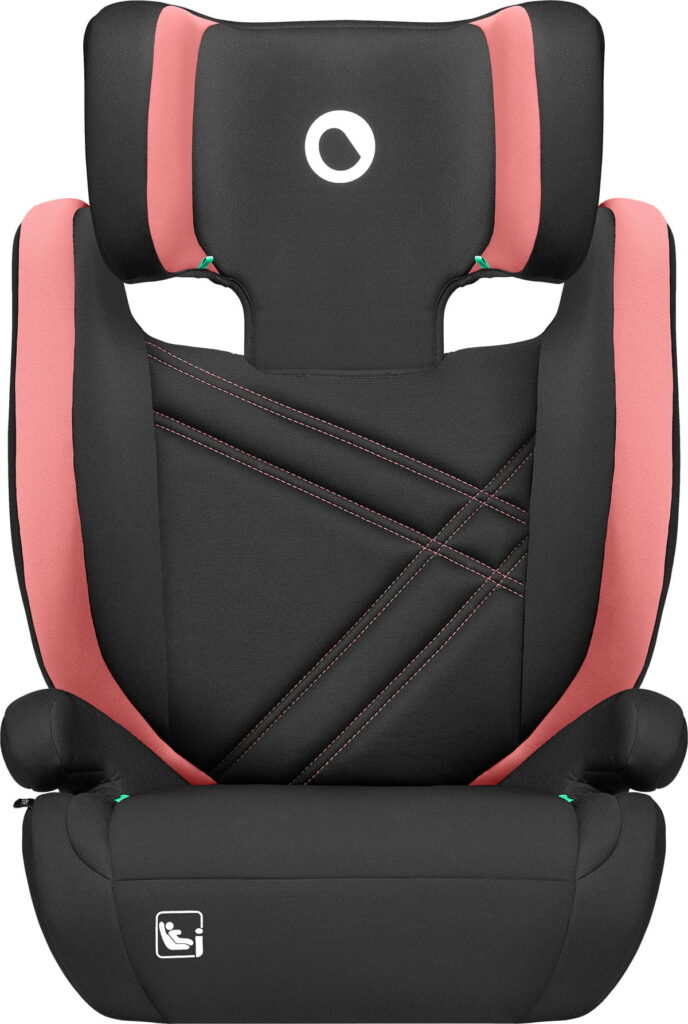 Lionelo Hugo I-Size autokrēsliņš bērniem 100-150cm krāsa Pink Baby
