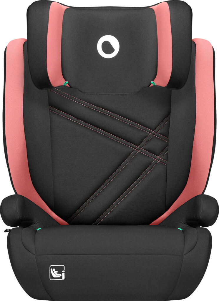 Lionelo Hugo I-Size autokrēsliņš bērniem 100-150cm krāsa Pink Baby