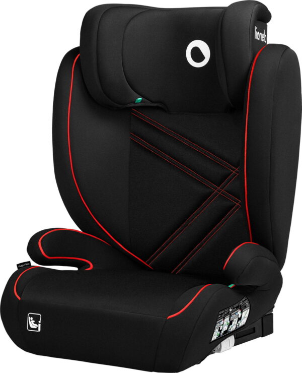 Autokreslini.lv | Hugo I-Size autokrēsliņš 100-150cm krāsa Sporty Black Red bilde #3