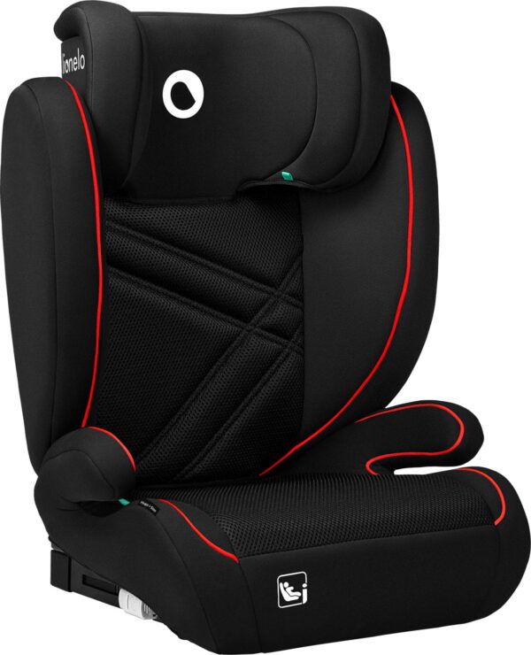 Autokreslini.lv | Hugo I-Size autokrēsliņš 100-150cm krāsa Sporty Black Red bilde #5