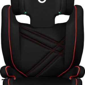 Lionelo Hugo I-Size autokrēsliņš bērniem 100-150cm krāsa Sporty Black Red