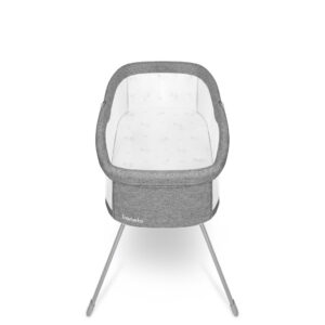 Lionelo MALIN EVO ceļojumu gultiņa krāsa GREY STONE