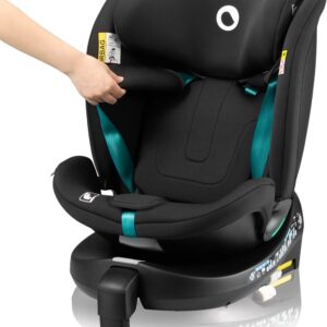 Lionelo Navy I-Size autokrēsliņš 40-150cm krāsa Black Turquoise