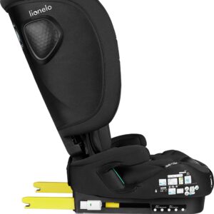 Lionelo Nelly I-Size salokāms autokrēsliņš bērniem 76-150cm krāsa Black Carbon