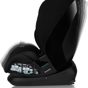 Lionelo Lavender I-Size autokrēsliņš bērniem 76-150cm krāsa Black Carbon