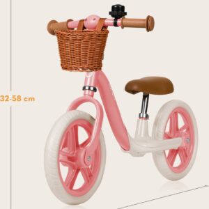 Lionelo ALEX PLUS līdzsvara velosipēds bērniem krāsa PINK ROSE