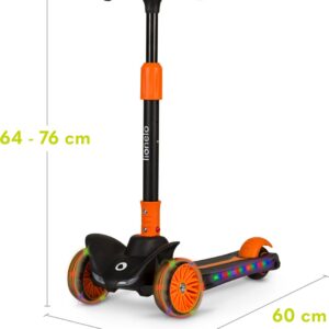 Lionelo TIMMY skrejritenis krāsa ORANGE BLACK