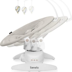 Lionelo IRIS mazuļu šūpuļkrēsliņš krāsa BEIGE SAND