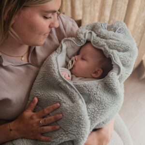 Lodger Wrapper mazuļu ietinamā sedziņa TEDDY krāsa SILK
