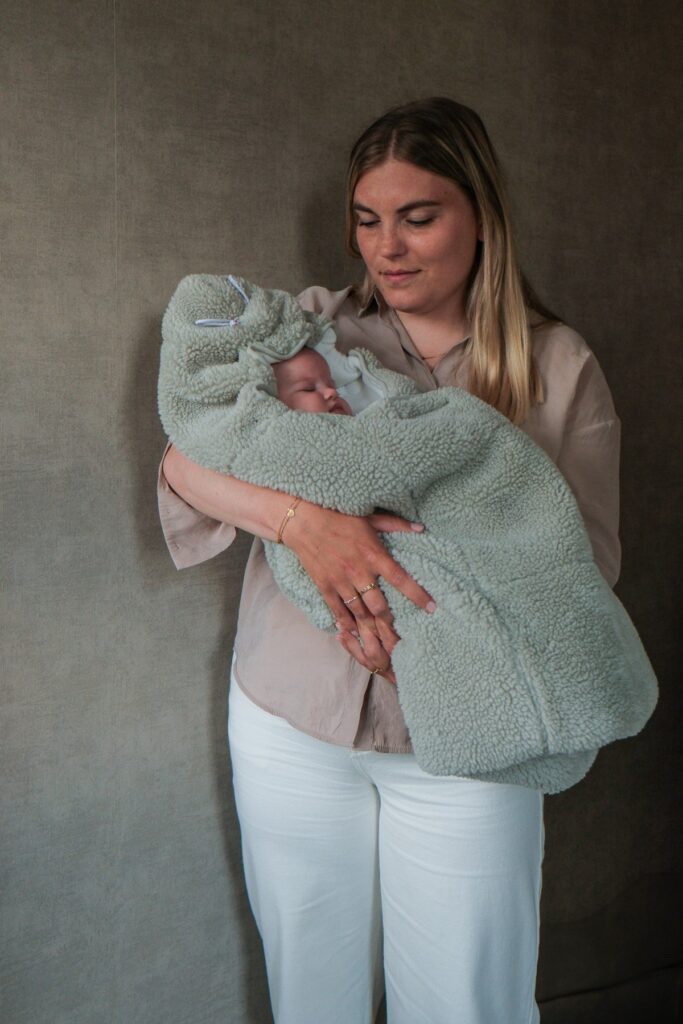 Lodger Wrapper mazuļu ietinamā sedziņa TEDDY krāsa SILK