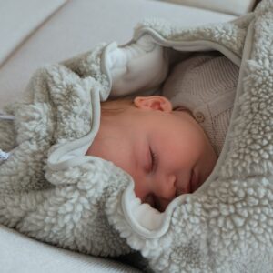 Lodger Wrapper mazuļu ietinamā sedziņa TEDDY krāsa SILK