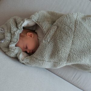 Lodger Wrapper mazuļu ietinamā sedziņa TEDDY krāsa SILK