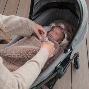 Lodger Wrapper mazuļu ietinamā sedziņa TEDDY krāsa BUFFALO