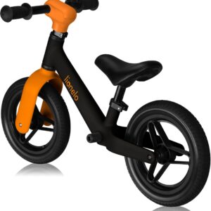 Lionelo TONI līdzsvara velosipēds krāsa BLACK ORANGE
