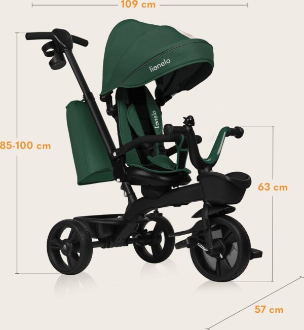 Autokreslini.lv | KORI stumjamais trīsritenis bērniem krāsa GREEN EMERALD bilde #27