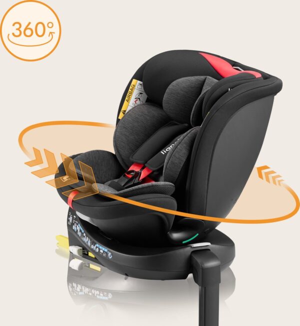 Autokreslini.lv | Navy I-Size autokrēsliņš 40-150cm krāsa Black Red bilde #3