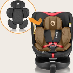 Lionelo Navy I-Size autokrēsliņš 40-150cm krāsa Black Red