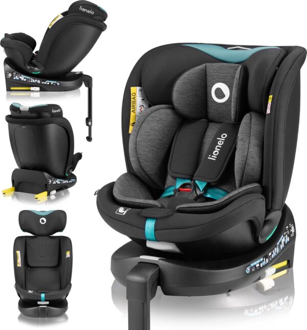 Autokreslini.lv | Navy I-Size autokrēsliņš 40-150cm krāsa Black Turquoise bilde #1