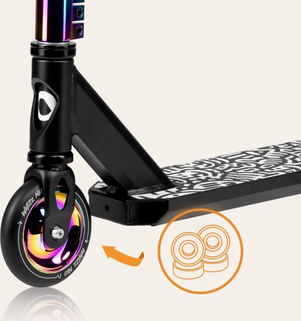 Autokreslini.lv | WHIZZ skrejritenis krāsa NEO BLACK CARBON MULTICOLOR bilde #17