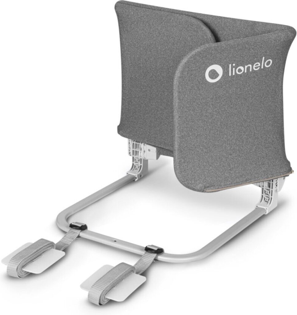 Lionelo LORA gultas malas aizsargs krāsa GREY STONE