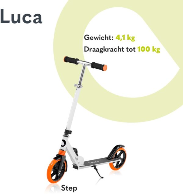 Autokreslini.lv | LUCA skrejritenis krāsa WHITE ORANGE bilde #5