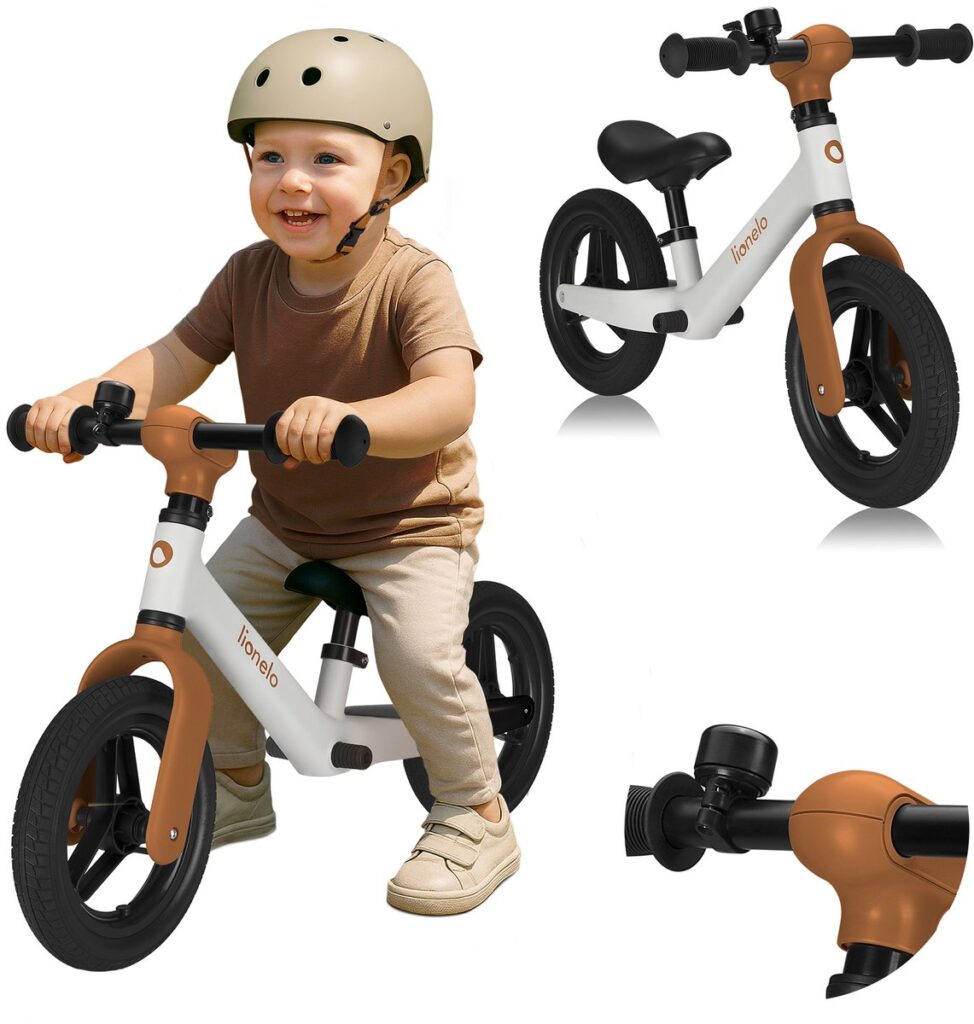Lionelo TONI līdzsvara velosipēds krāsa BEIGE SAND