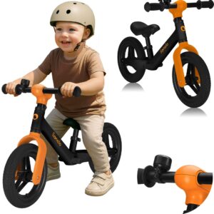 Lionelo TONI līdzsvara velosipēds krāsa BLACK ORANGE