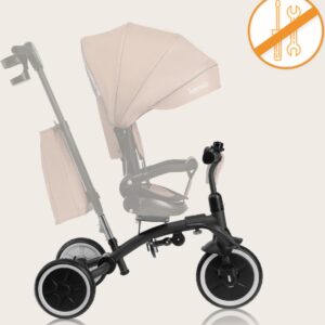 Lionelo TRIS PLUS stumjamais trīsritenis krāsa BEIGE SAND