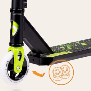 Lionelo WHIZZ skrejritenis krāsa GREEN LIME BLACK