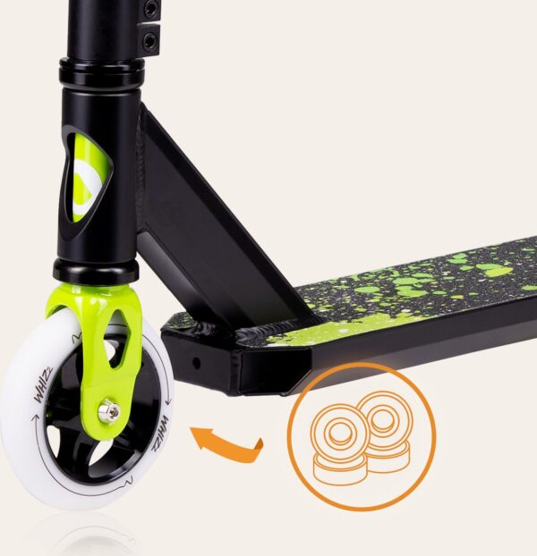 Autokreslini.lv | WHIZZ skrejritenis krāsa GREEN LIME BLACK bilde #31